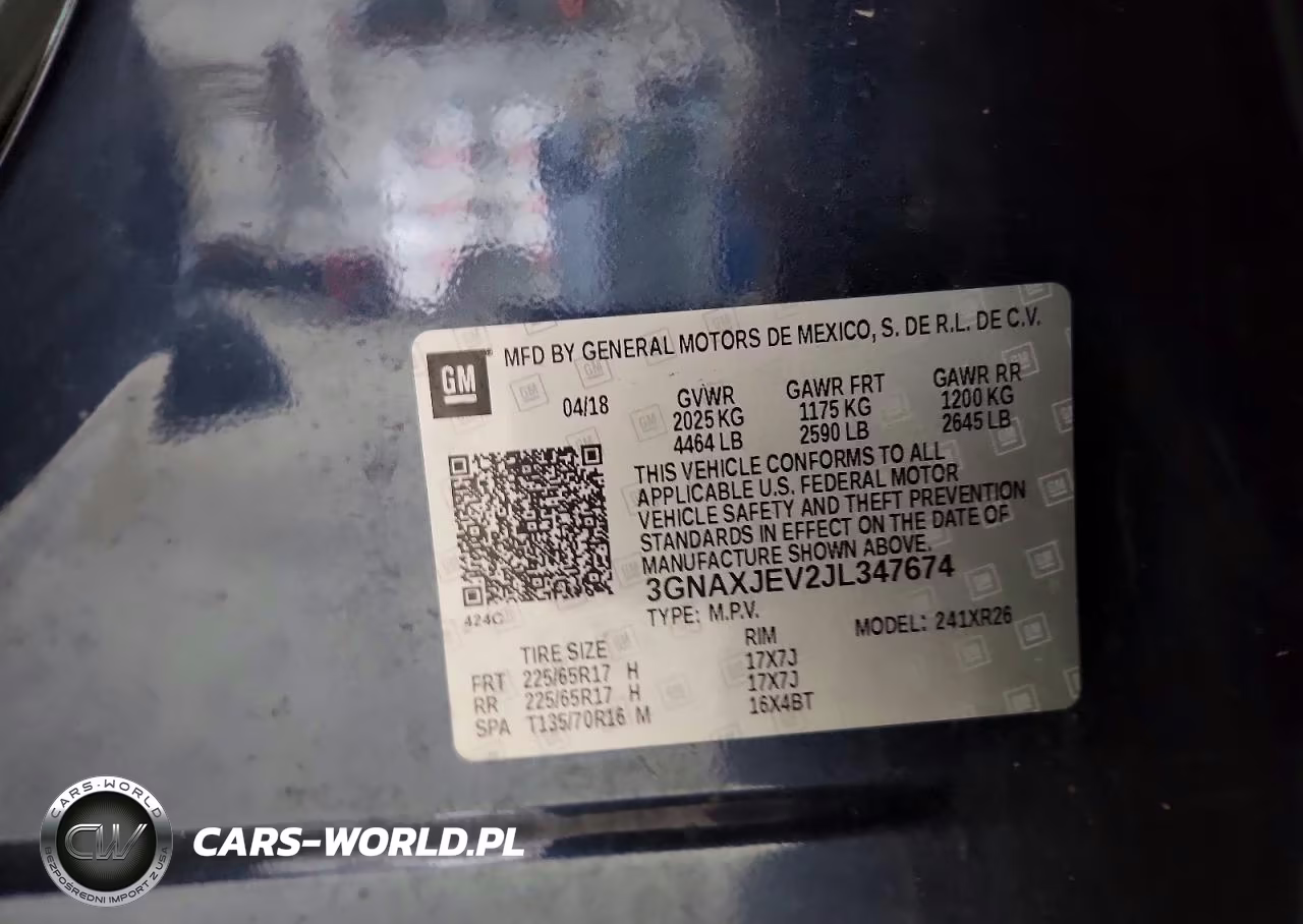 2018 Chevrolet Equinox Lt VIN:3GNAXJEV2JL347674 - 12