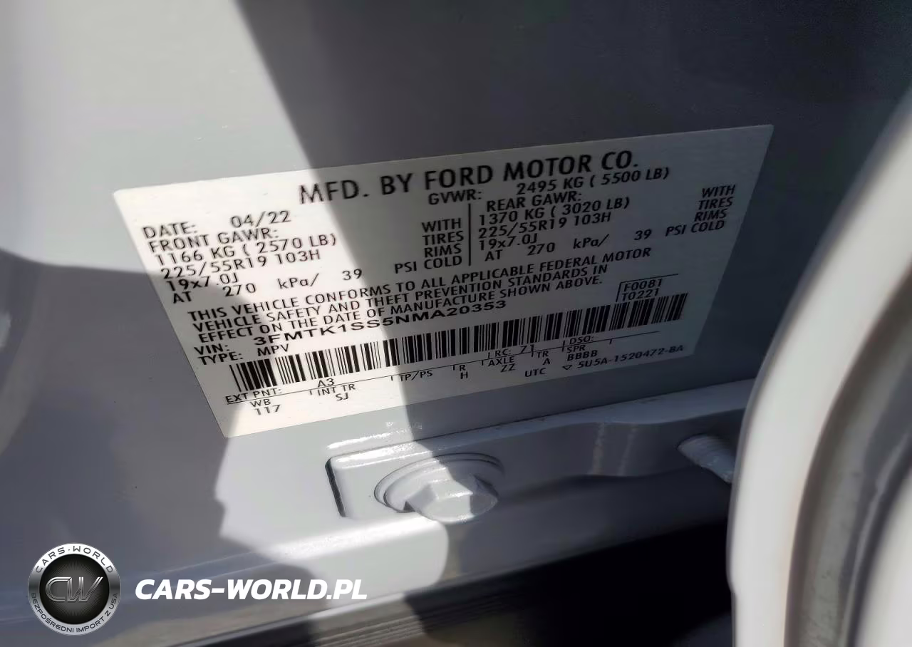 2022 Ford Mustang Mach-E Select VIN:3FMTK1SS5NMA20353 - 13