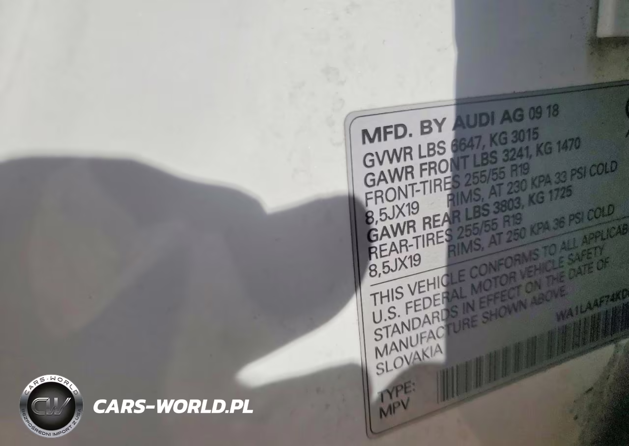 2019 Audi Q7 Premium Plus VIN:WA1LAAF74KD010489 - 13