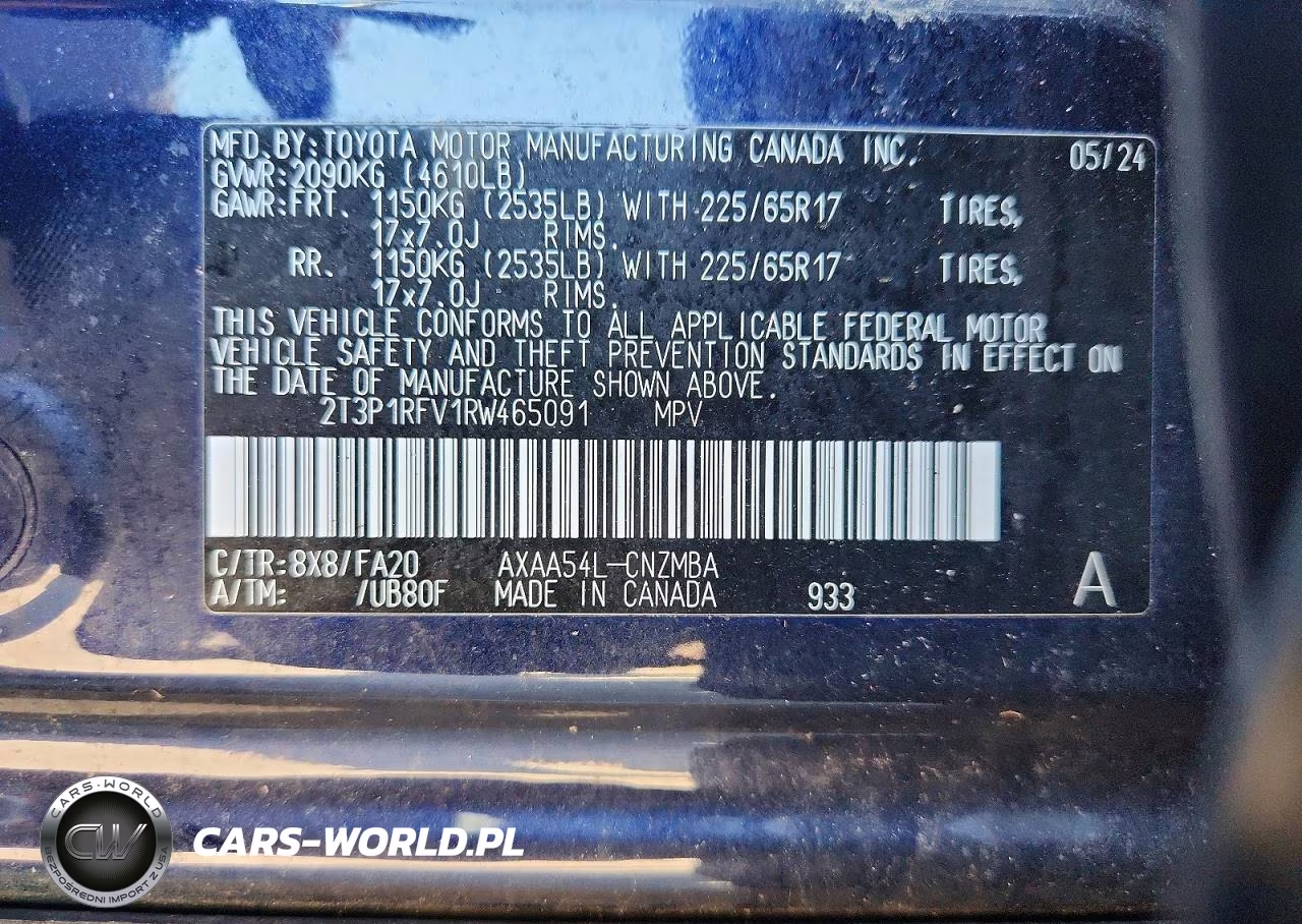 2024 Toyota Rav4 Xle VIN:2T3P1RFV1RW465091 - 14