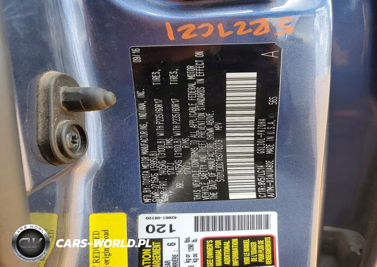 2017 Toyota Sienna Xle 8-Passenger VIN:5TDYZ3DC1HS778279 - 14