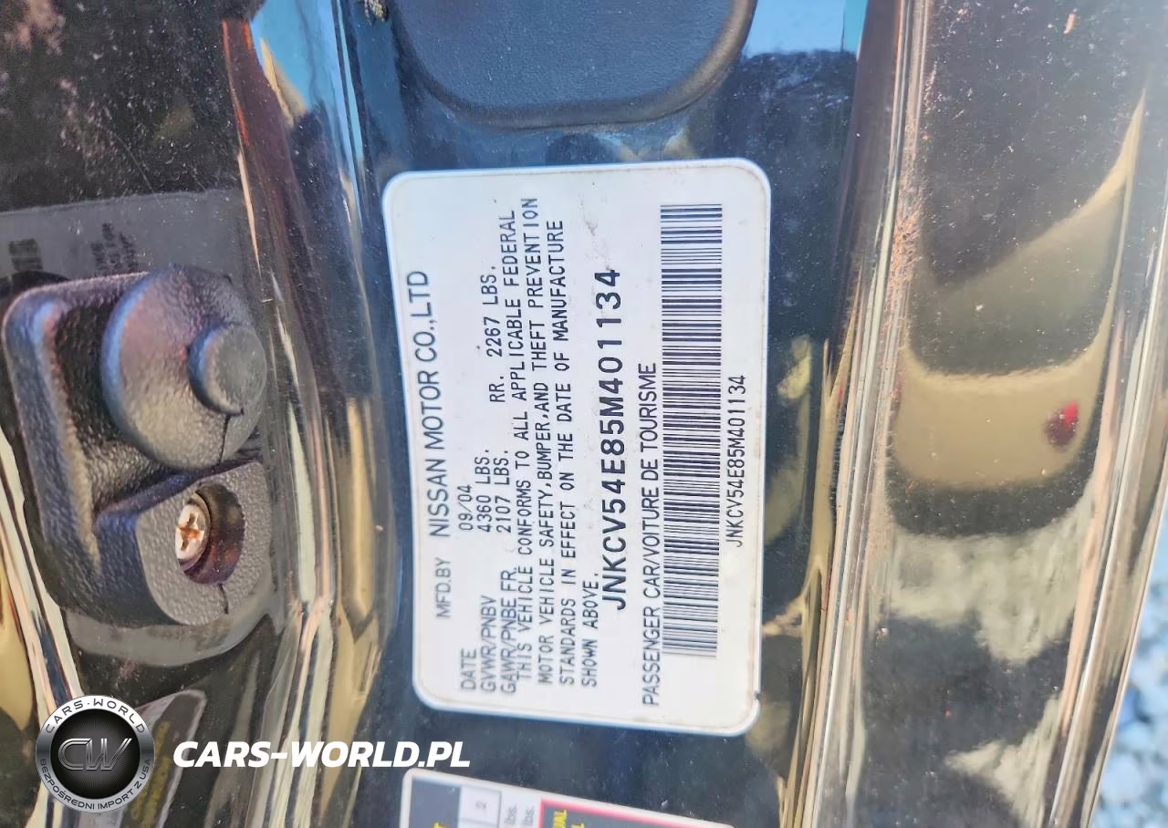 2005 Infiniti G35 Base VIN:JNKCV54E85M401134 - 12