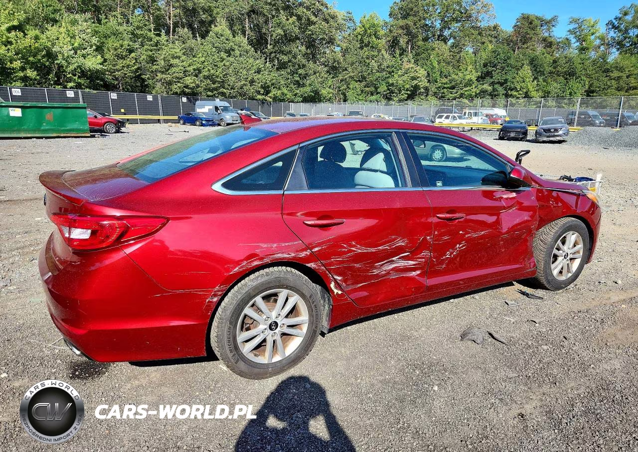 2015 Hyundai Sonata Se VIN:5NPE24AF3FH186557 - 3