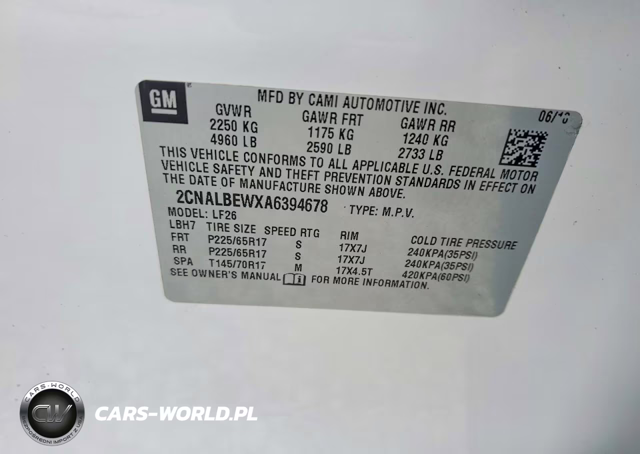 2010 Chevrolet Equinox Ls VIN:2CNALBEWXA6394678 - 13