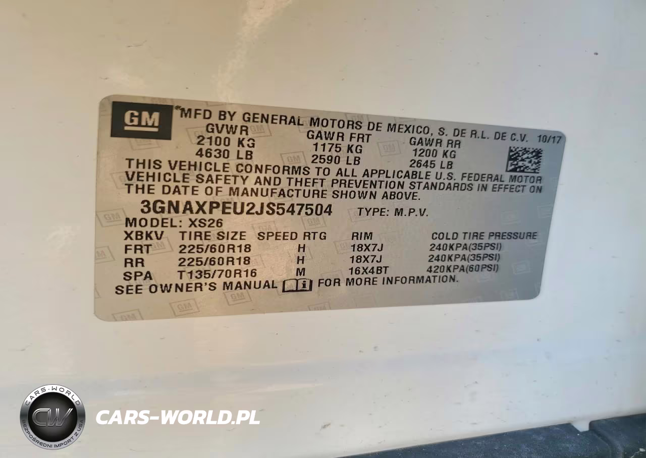 2018 Chevrolet Equinox Premier VIN:3GNAXPEU2JS547504 - 13