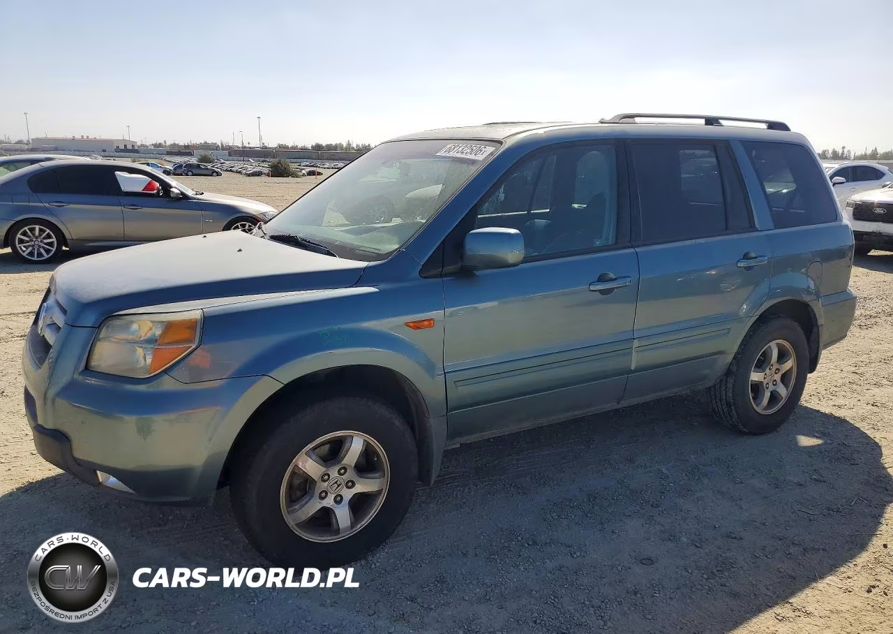 2006 Honda Pilot Ex VIN:2HKYF18506H534442 - 1