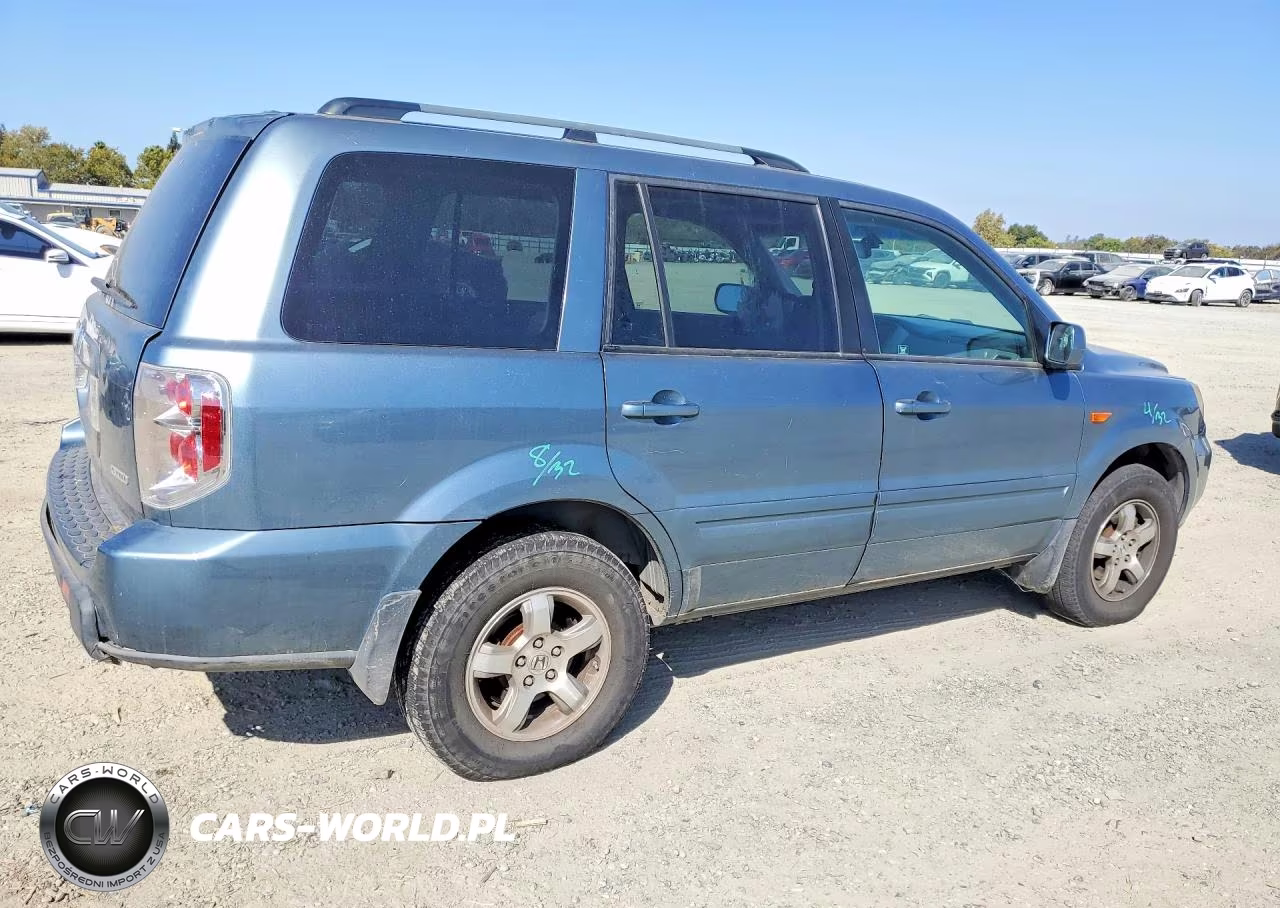 2006 Honda Pilot Ex VIN:2HKYF18506H534442 - 3