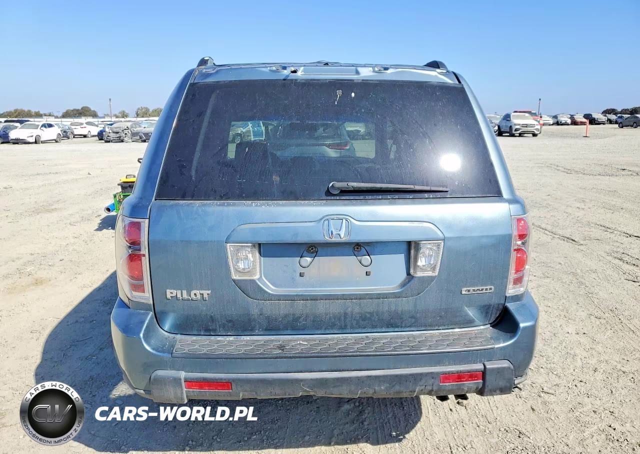2006 Honda Pilot Ex VIN:2HKYF18506H534442 - 6