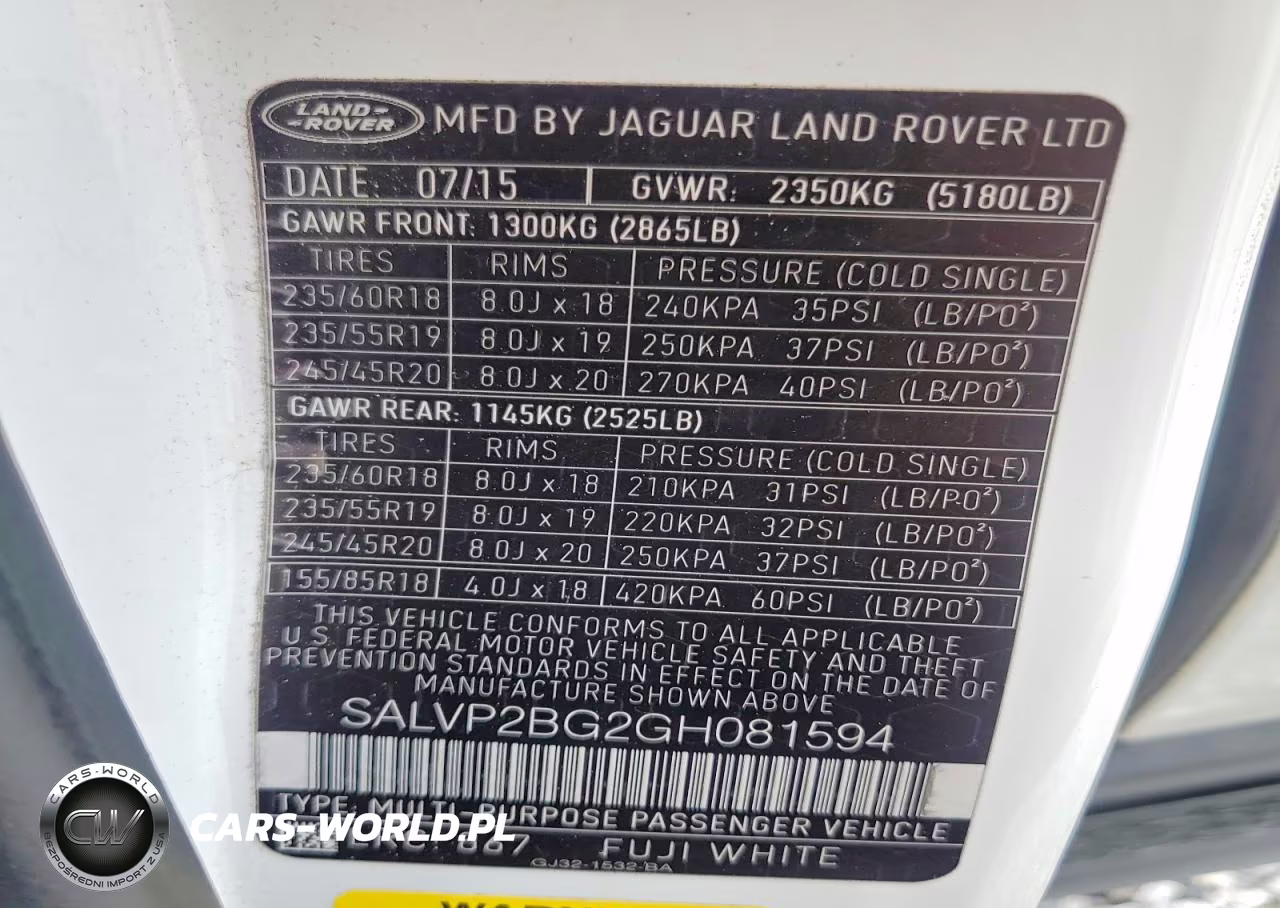 2016 Land Rover Range Rover Evoque Se VIN:SALVP2BG2GH081594 - 13