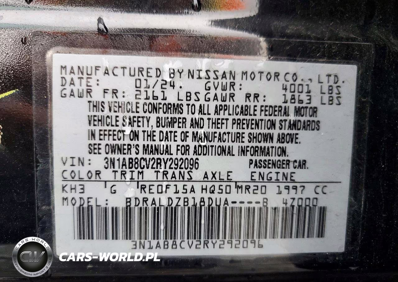 2024 Nissan Sentra Sv VIN:3N1AB8CV2RY292096 - 12
