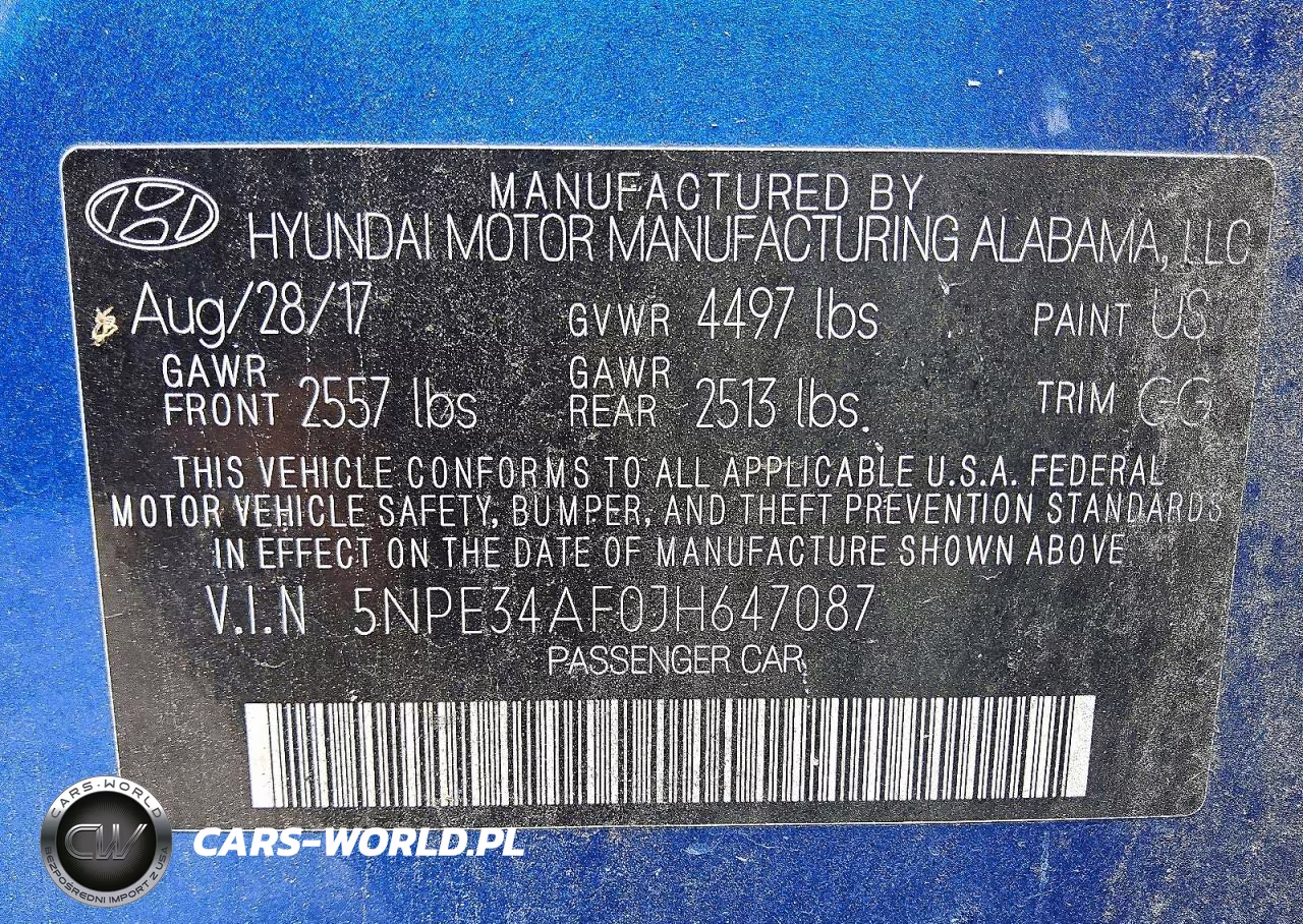 2018 Hyundai Sonata Sel VIN:5NPE34AF0JH647087 - 12