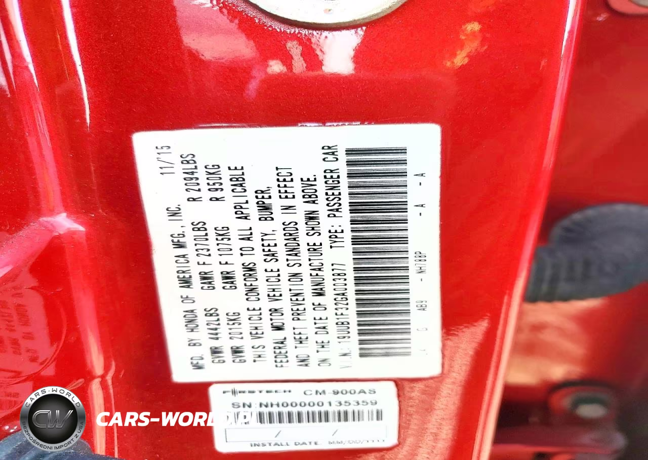 2016 Acura Tlx VIN:19UUB1F32GA003877 - 12