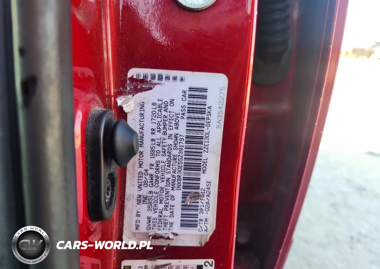 2005 Toyota Corolla S VIN:1NXBR30E55Z391797 - 12