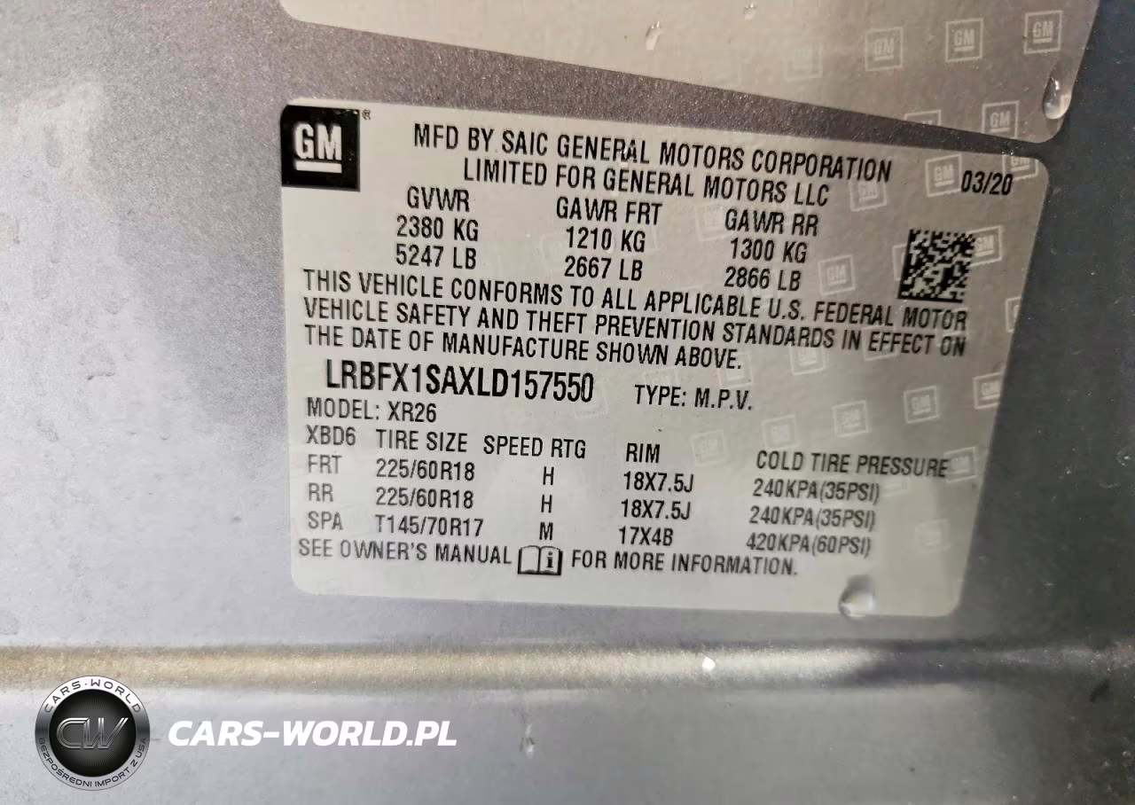2020 Buick Envision Preferred VIN:LRBFX1SAXLD157550 - 13