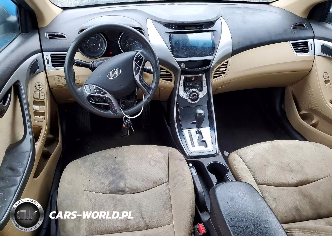 2012 Hyundai Elantra Gls VIN:5NPDH4AE6CH092475 - 8
