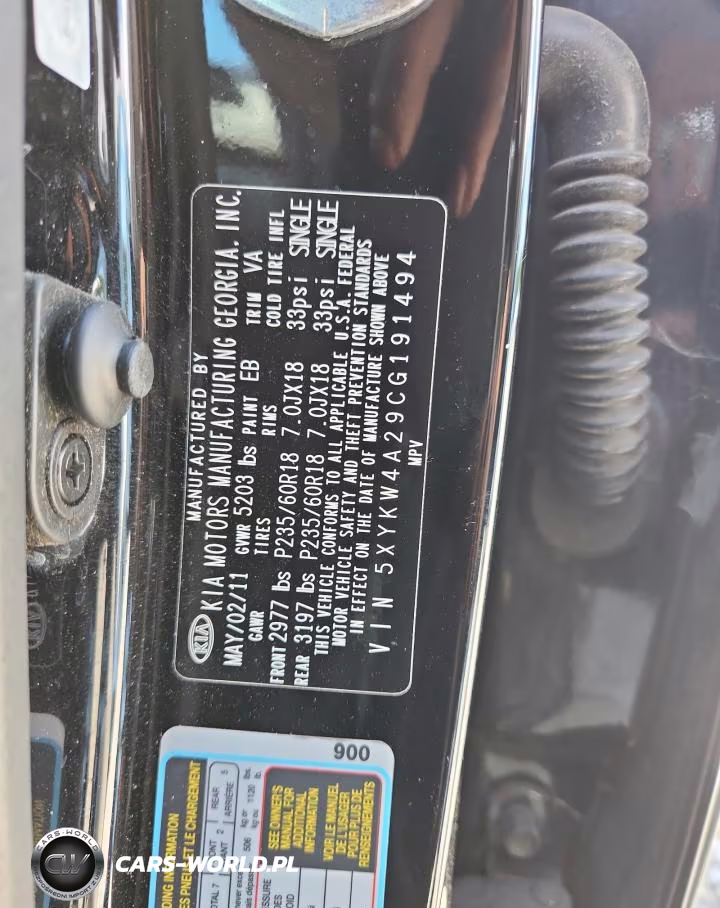 2012 Kia Sorento Sx VIN:5XYKW4A29CG191494 - 13