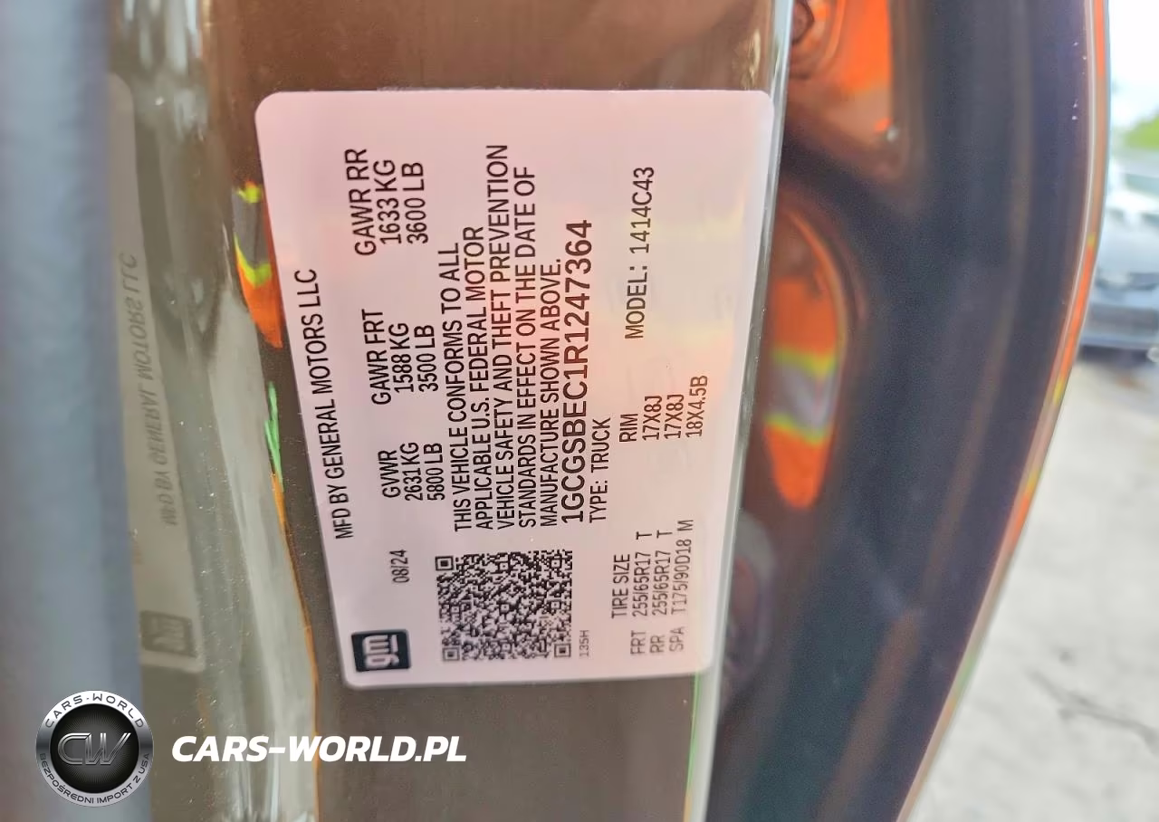 2024 Chevrolet Colorado VIN:1GCGSBEC1R1247364 - 12