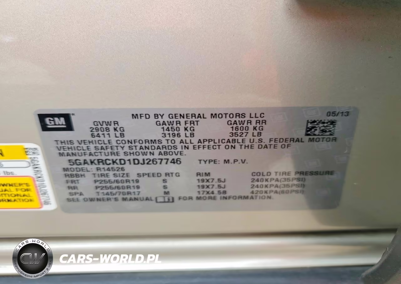2013 Buick Enclave VIN:5GAKRCKD1DJ267746 - 14