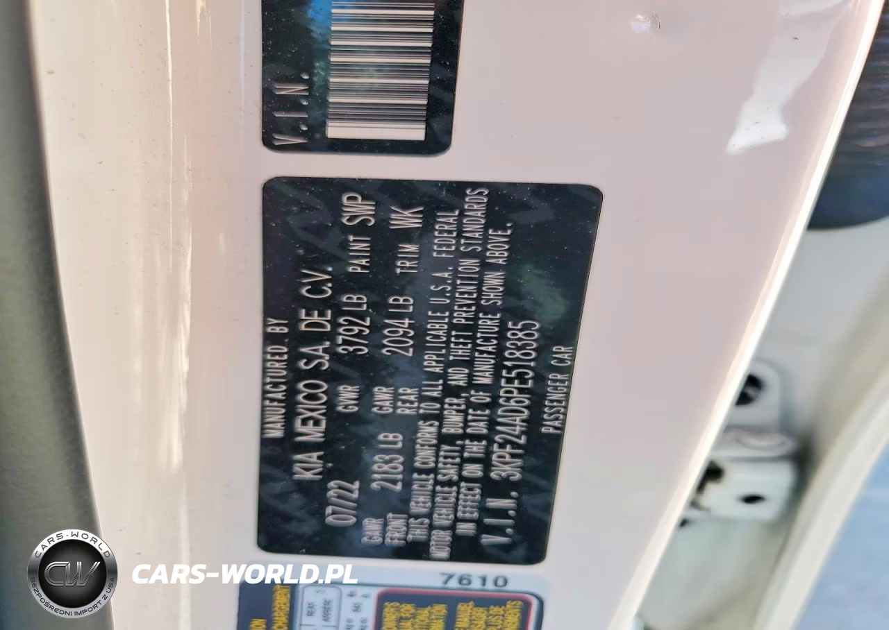 2023 Kia Forte Lxs VIN:3KPF24AD6PE518385 - 13