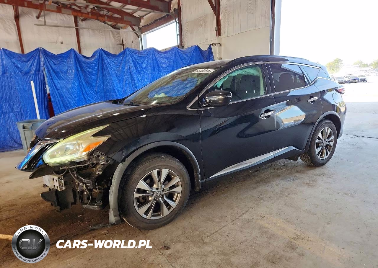 2016 Nissan Murano Sv VIN:5N1AZ2MH5GN143962 - 1