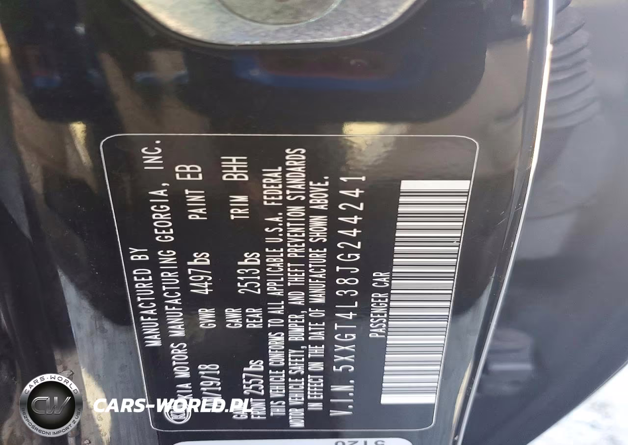 2018 Kia Optima Lx VIN:5XXGT4L38JG244241 - 12