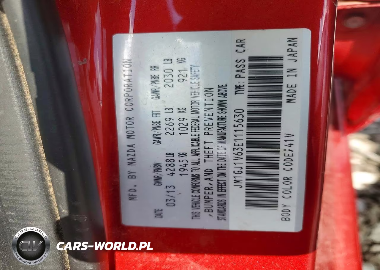 2014 Mazda 6 Touring VIN:JM1GJ1V63E1115630 - 12