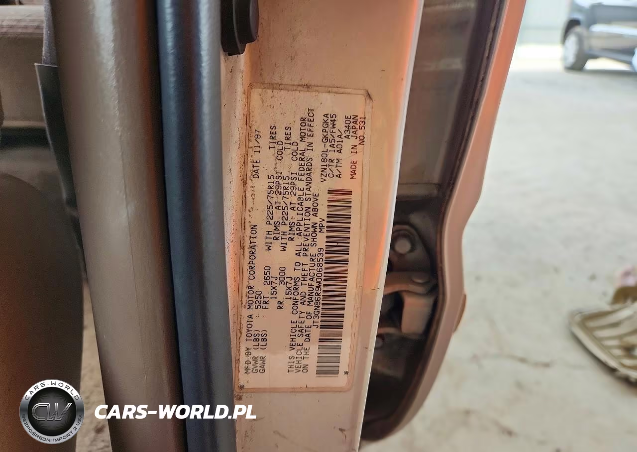 1998 Toyota 4Runner Sr5 VIN:JT3GN86R9W0068539 - 12