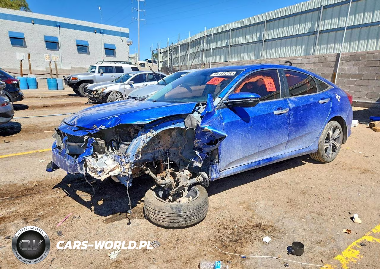 2017 Honda Civic Touring VIN:19XFC1F98HE019217 - 1