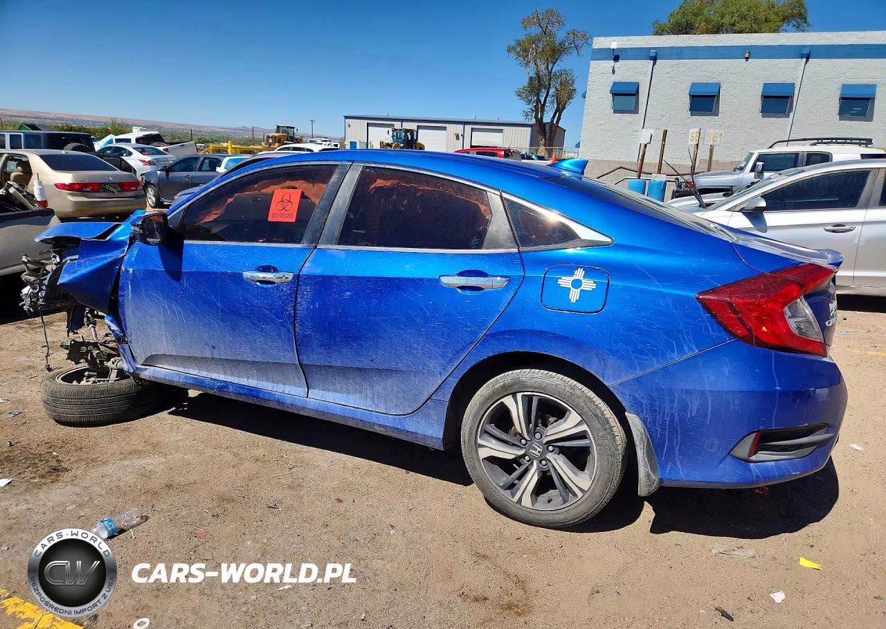 2017 Honda Civic Touring VIN:19XFC1F98HE019217 - 2