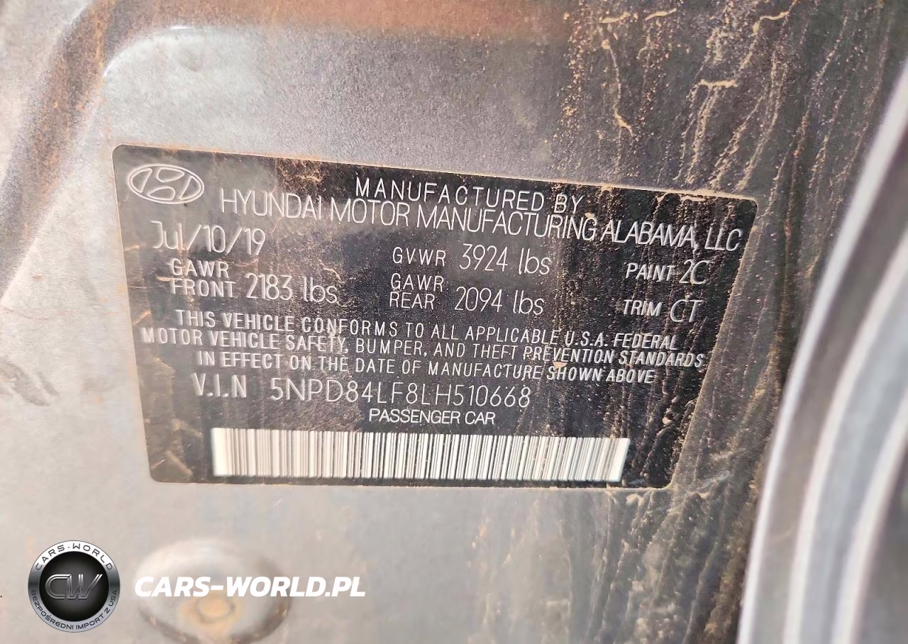 2020 Hyundai Elantra Sel VIN:5NPD84LF8LH510668 - 12