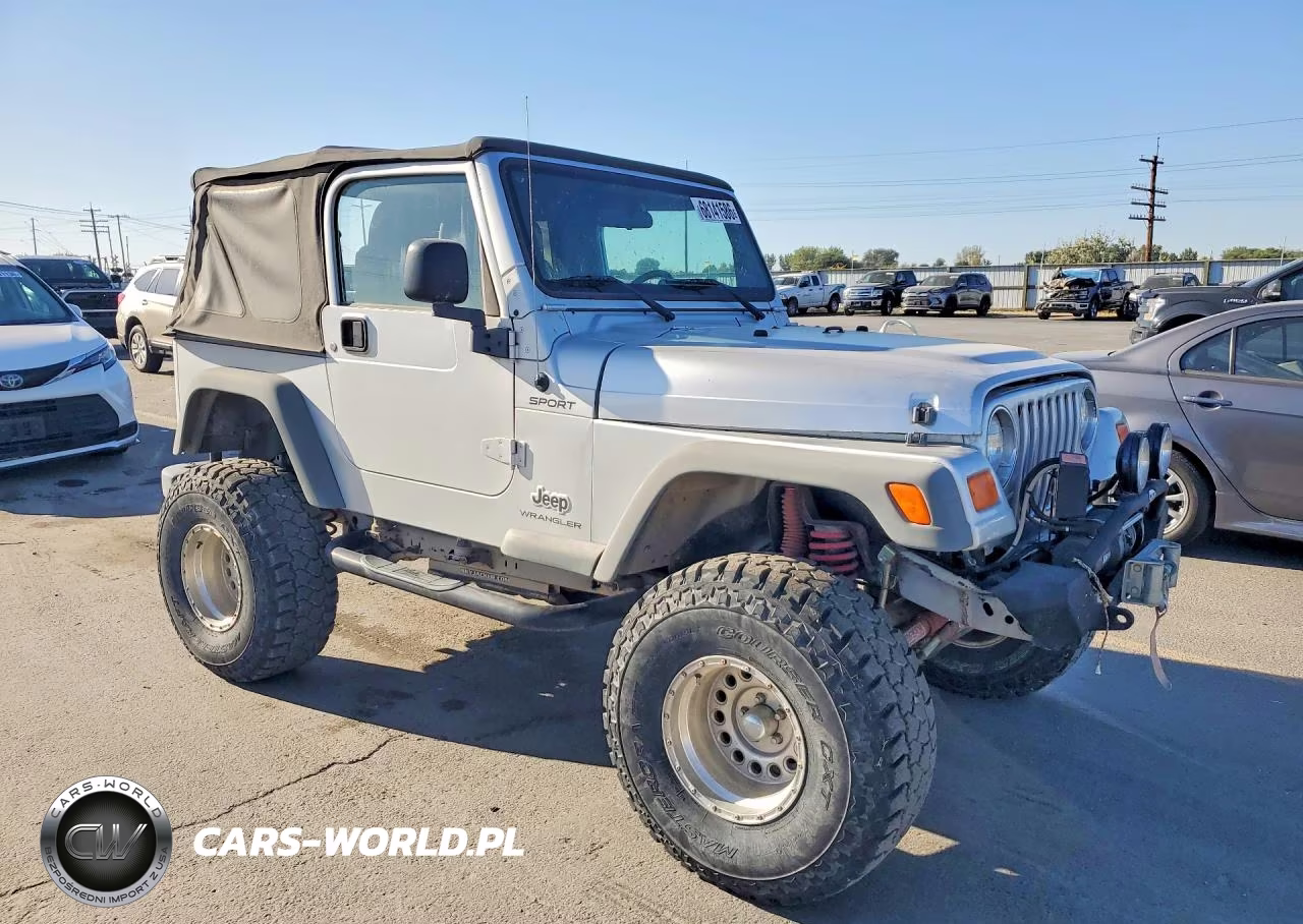 2005 Jeep Wrangler Sport 2D Su VIN:1J4FA49S85P360774 - 4