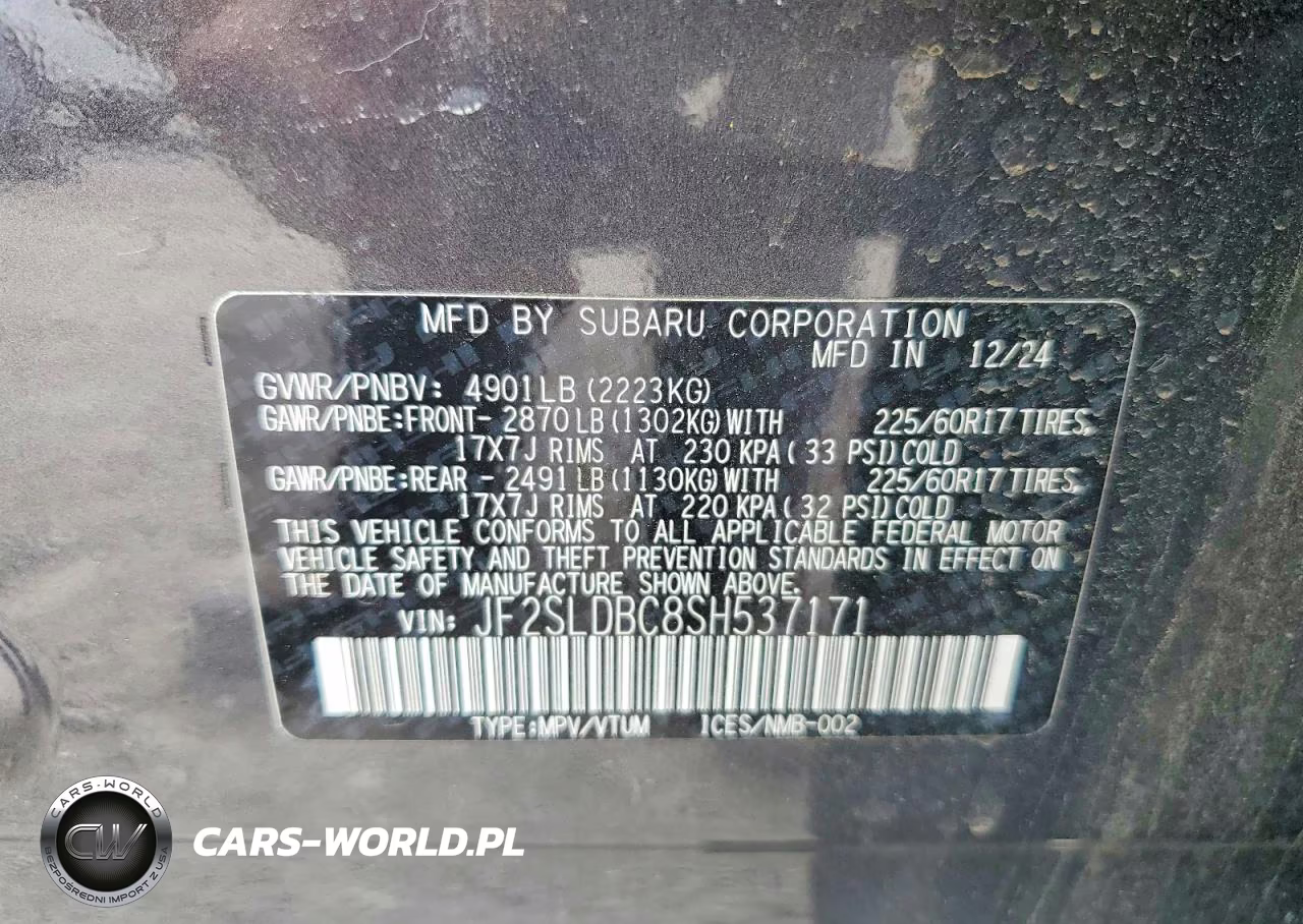 2025 Subaru Forester Premium VIN:JF2SLDBC8SH537171 - 13