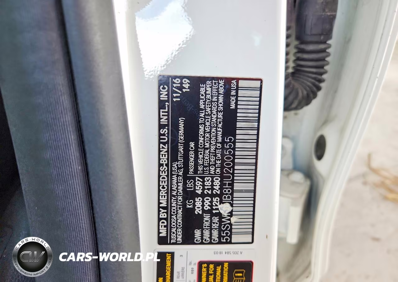 2017 Mercedes-Benz C 300 VIN:55SWF4JB8HU200555 - 12
