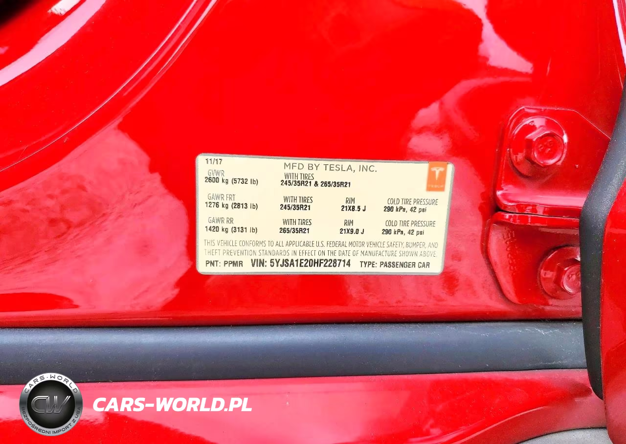 2017 Tesla Model S VIN:5YJSA1E20HF228714 - 13