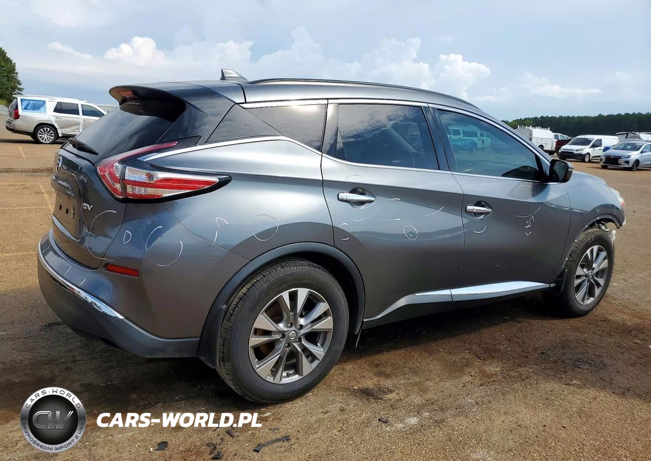 2017 Nissan Murano Sv VIN:5N1AZ2MG2HN122737 - 3