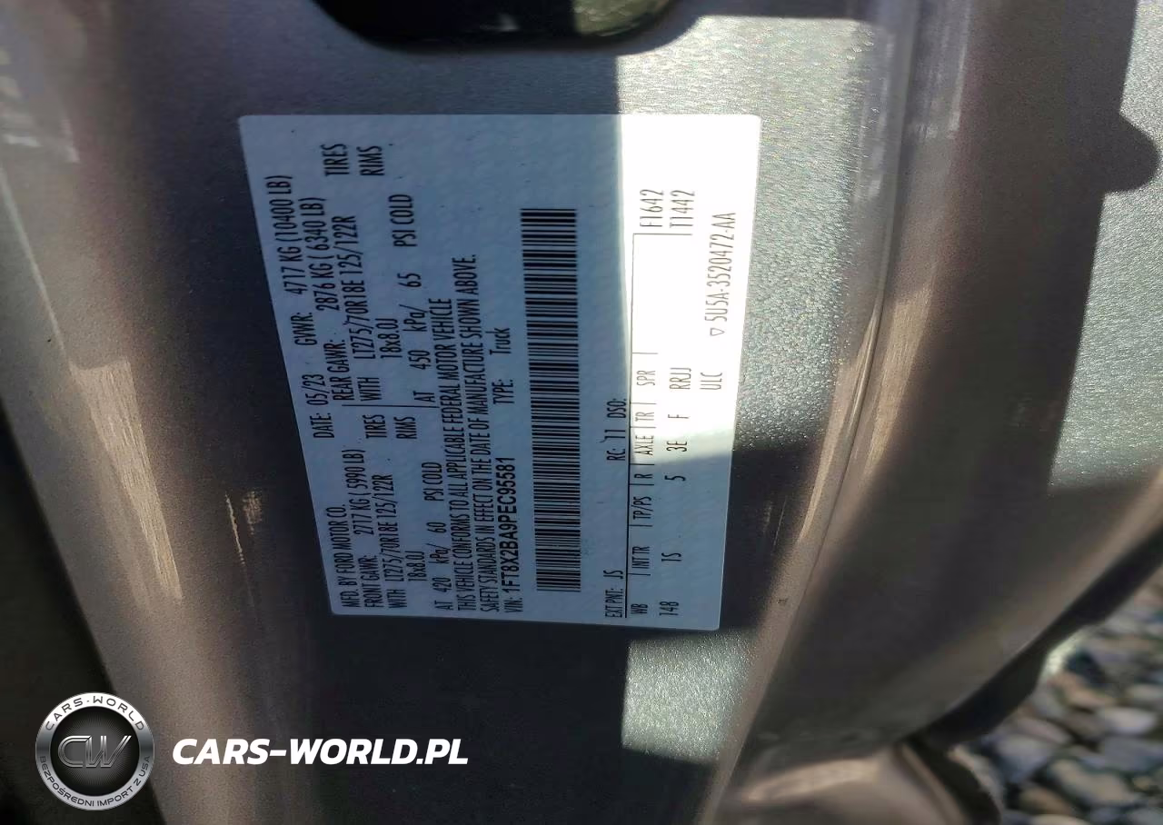 2023 Ford F250 Super Duty VIN:1FT8X2BA9PEC95581 - 13