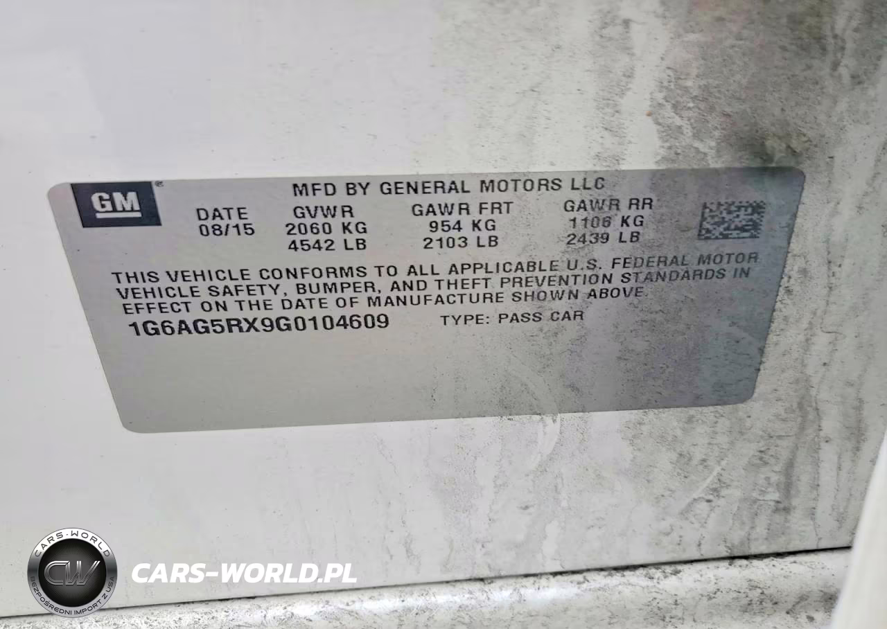 2016 Cadillac Ats VIN:1G6AG5RX9G0104609 - 12