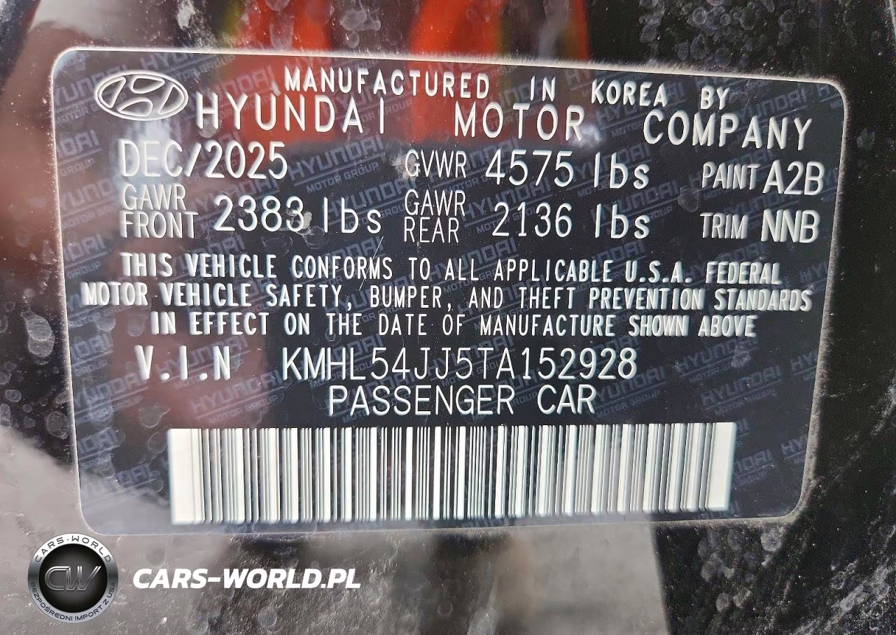2026 Hyundai Sonata Hybrid Limited VIN:KMHL54JJ5TA152928 - 13
