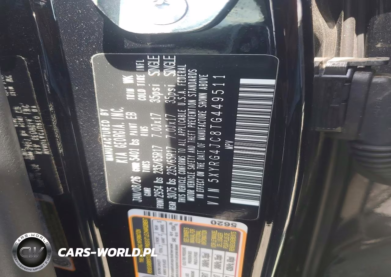 2026 Kia Sorento Lx VIN:5XYRG4JC8TG449511 - 12