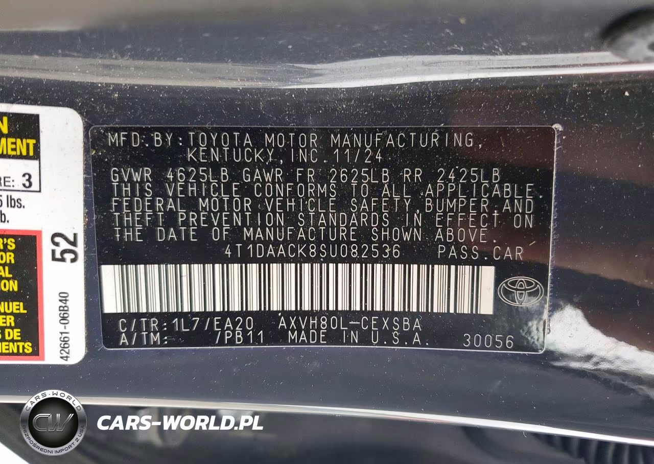 2025 Toyota Camry Se VIN:4T1DAACK8SU082536 - 13