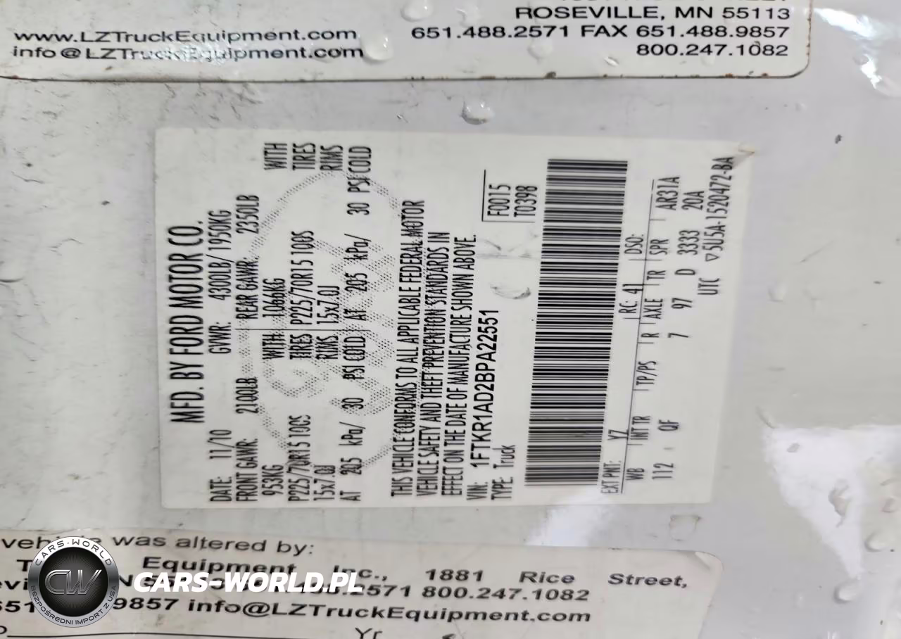 2011 Ford Ranger VIN:1FTKR1AD2BPA22551 - 12