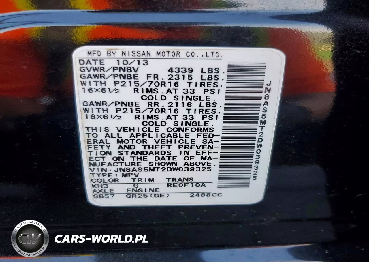 2013 Nissan Rogue S VIN:JN8AS5MT2DW039325 - 13