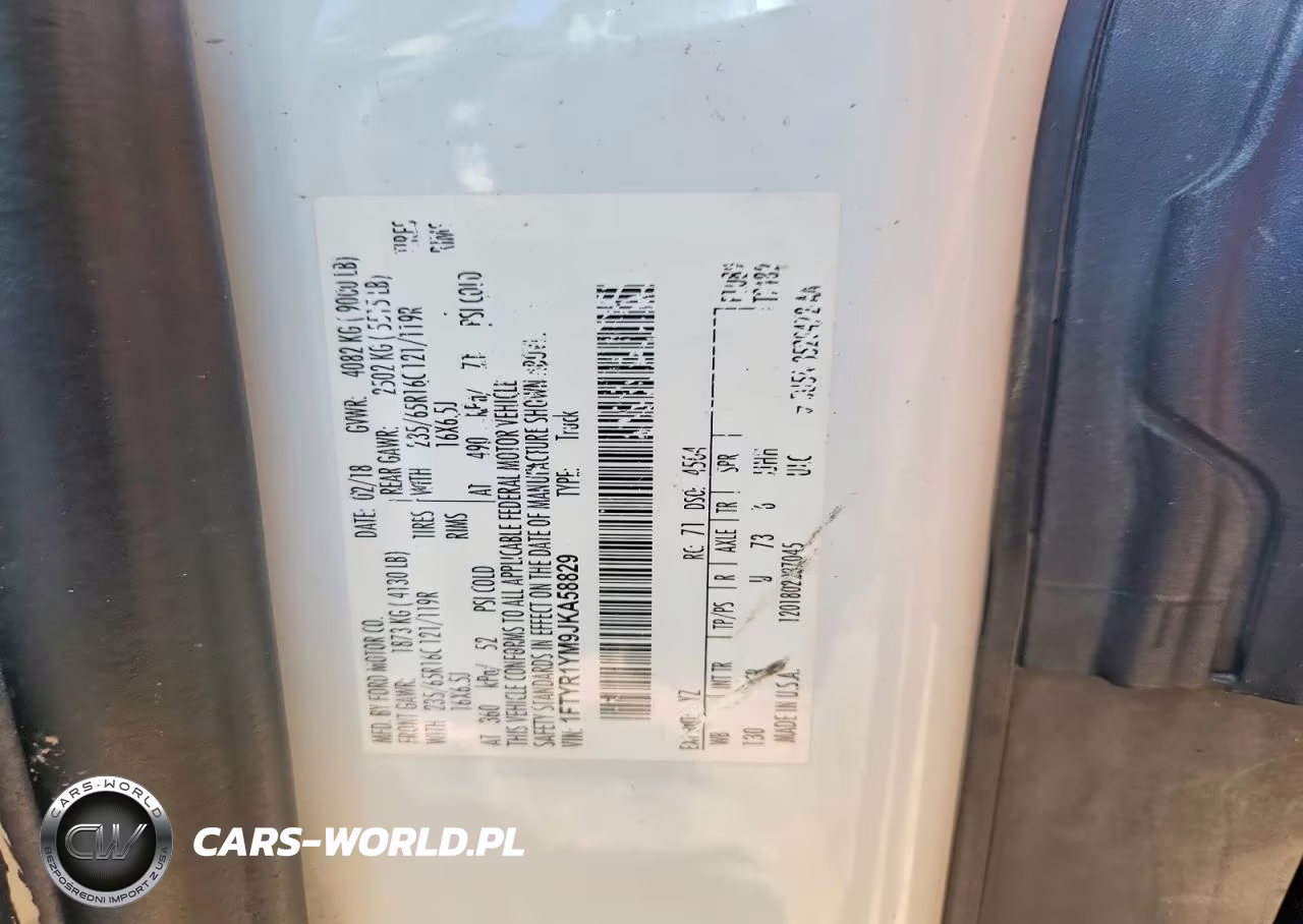 2018 Ford Transit 250 Delivery Van VIN:1FTYR1YM9JKA58829 - 12