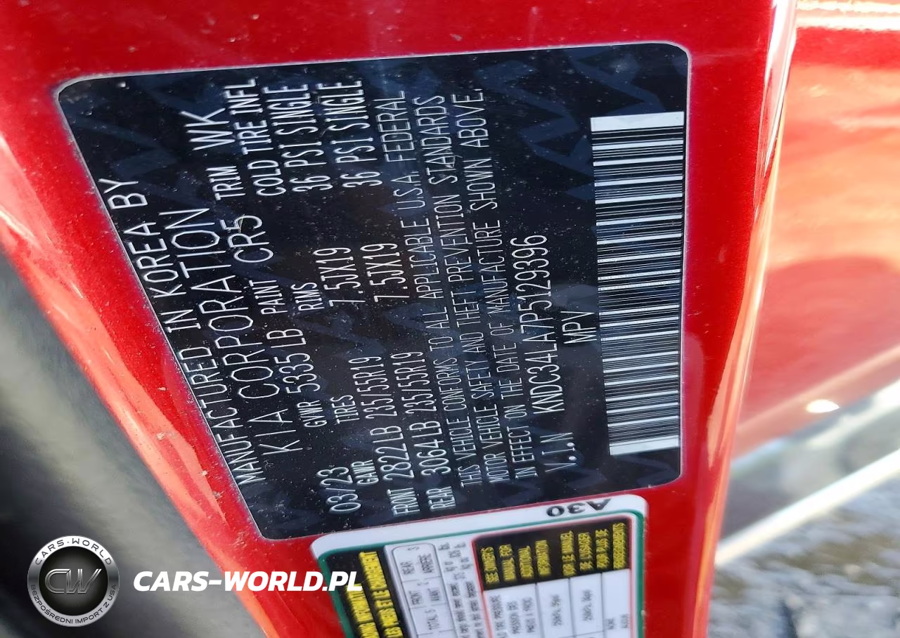 2023 Kia Ev6 Wind VIN:KNDC34LA7P5129396 - 12