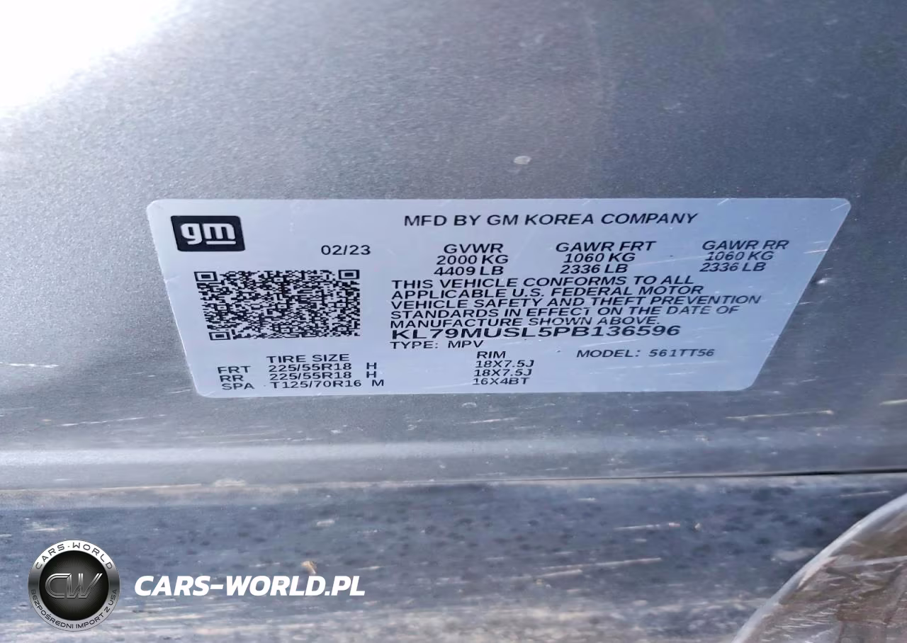 2023 Chevrolet Trailblazer Rs VIN:KL79MUSL5PB136596 - 14