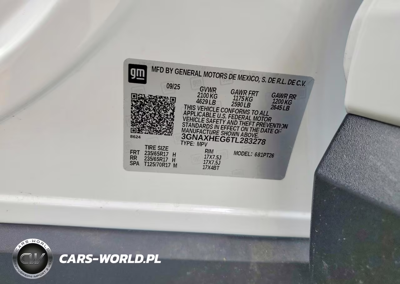 2026 Chevrolet Equinox Lt VIN:3GNAXHEG6TL283278 - 12
