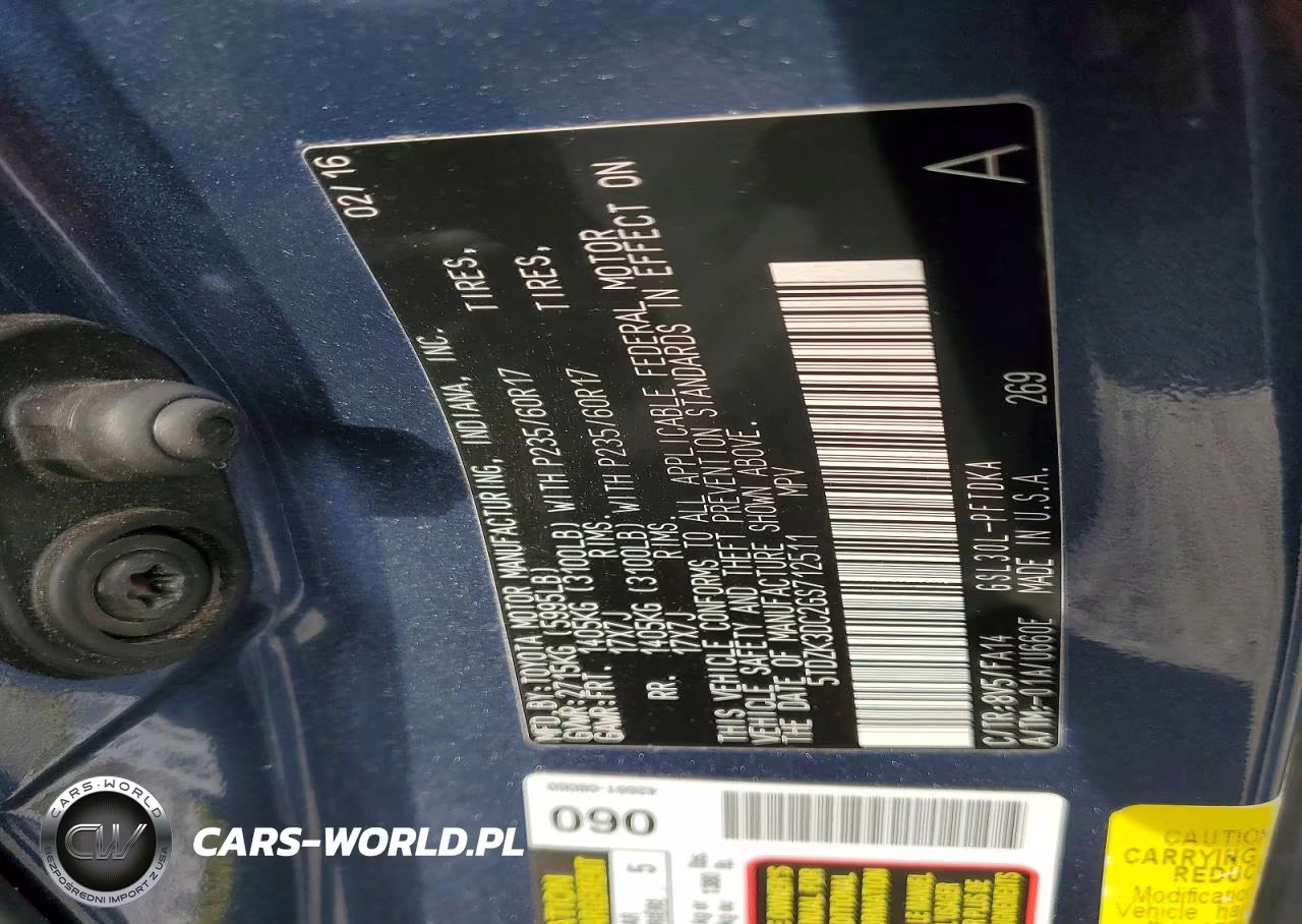 2016 Toyota Sienna L 7-Passenger VIN:5TDZK3DC2GS712511 - 14
