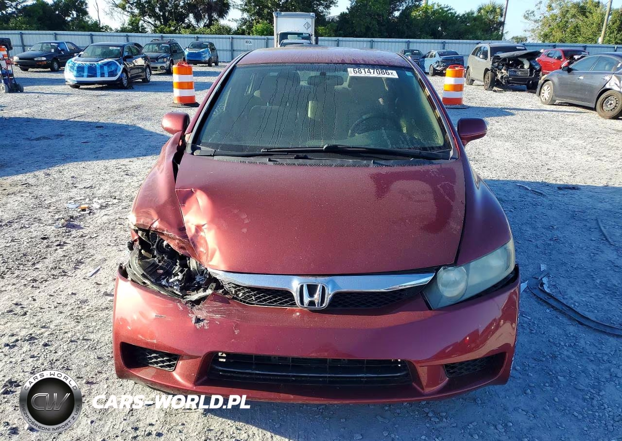 2011 Honda Civic Lx VIN:2HGFA1F54BH524218 - 5