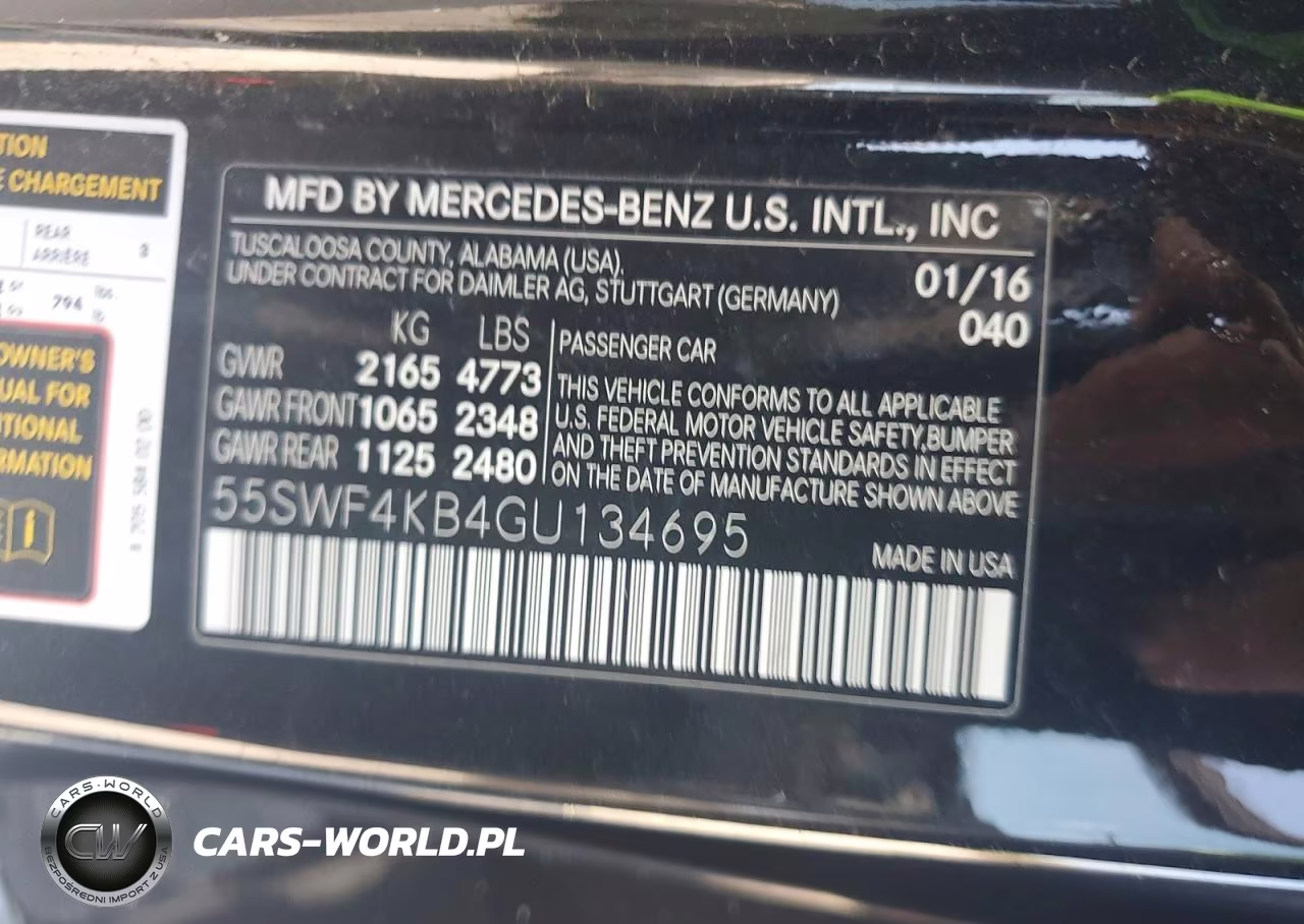 2016 Mercedes-Benz C 300 4Matic VIN:55SWF4KB4GU134695 - 12