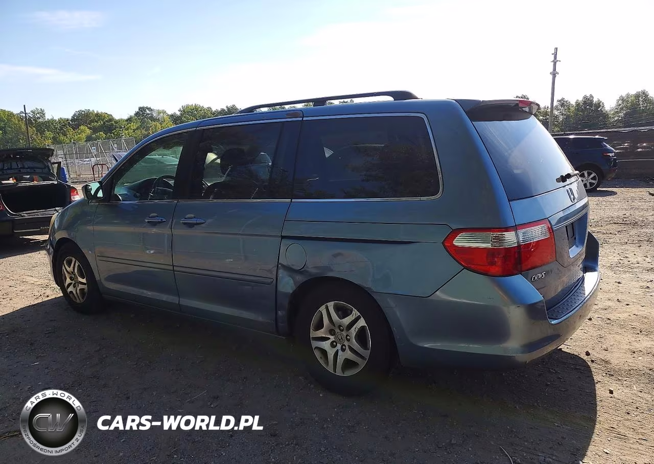 2007 Honda Odyssey Exl VIN:5FNRL387X7B107425 - 2